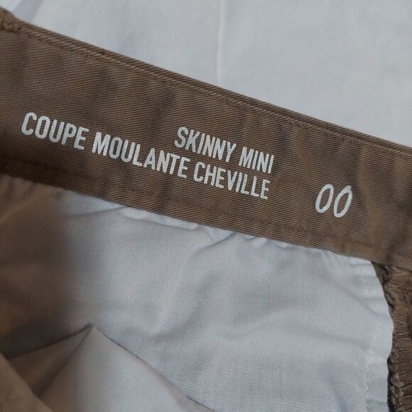Womans Skinny Mini Coupe Moulante Cheville Jeans sz 00 - Picture 13 of 14